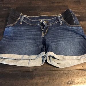 Liz Lange Maternity Denim Jean Shorts Size Small